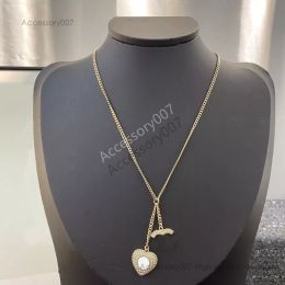 designer sieraden ketting Designer glanzende diamanten lange hanger kettingen dubbele letter trui ketting ketting dames sieraden sieraden