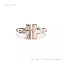 bagues de bijoux de créateurs diamants en cristal amour bague bagues de fiançailles pour femmes hommes bagues de mariage pour couples double t marque cadeau Saint Valentin multi style vente en gros