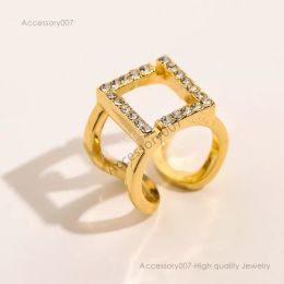 designer sieraden ringen Europese modeontwerper ring voor dames dame feestcadeau verlovingssieraden verstelbare open holle ringen modeontwerpaccessoires