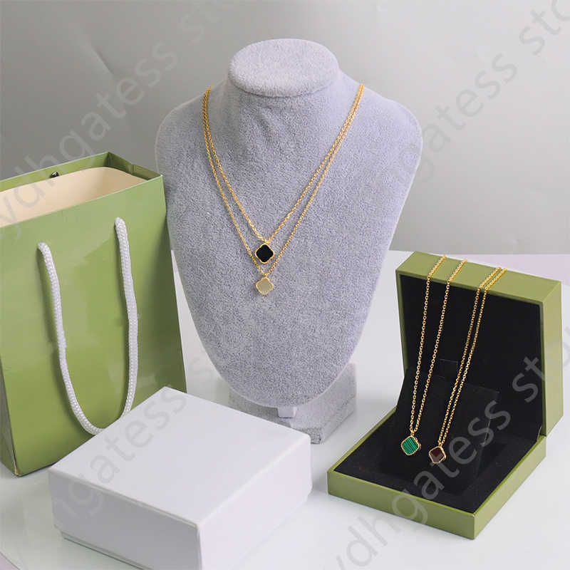 Bijoux de créateur Vans Cleef, colliers de styliste pour femmes, bijoux de luxe, cadeau pour sœur et amie, X7v0