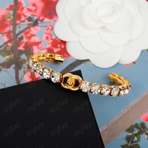 Bijoux de créateurs Bracelets vintage pour femmes Prise de luxe Diamants Diamants 18k Bracelet Gold Bracelet Braceux Bangs Jewellry Cadeaux avec boîte de haute qualité -7