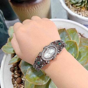 Designer Bijoux Vintage Turc Bracelet Montres Bohême Femmes Bracelet Antique Or Couleur Quartz Montre Numérique Montre-Bracelet Relogio Feminino Cadeau