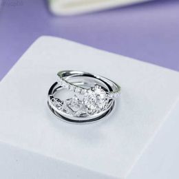 Designer Sieraden Groothandel hoge kwaliteit sieraden vrouwen 18K gouden ring moissanite ring klassieke exquise stijl trouwring