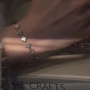 Bijoux de créateurs Bracelets de femmes 4four feuilles Clover 18K Bracelet bracelet en or pour femmes Colliers Chaîne Elegant Jewelry Gift