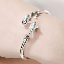 Bijoux de créateurs femmes trèfle bracelet plaqué argent mode populaire bracelet en argent style bien-être passer une commande et fournir une boîte-cadeau