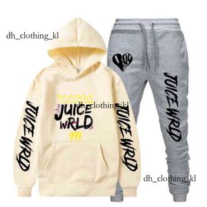 Jui de créateur Sweat-shirt Sweat-shirt Suisseaux Hommes Femmes Hip Hop Harajuku Trap Rap Pullover Two Piece Set Soudadeas JuiceWrlds Shoodie 361