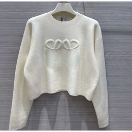 designer jumper lowes pulls femmes tricot pull vêtements mode pull femme automne hiver vêtements dames blanc lâche manches longues élégant décontracté hauts