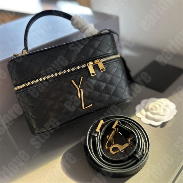 Designer June Box Femmes Maquillage Cas Zipper Y Sacs À Bandoulière De Luxe Voyage Cosmétique Pochette Washbag Femmes Maquillage Sac Fourre-Tout Sacs À Main