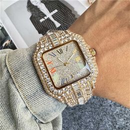 Diseñador Kajias New Full Diamond Steel Band Womens Quartz Watch YC079