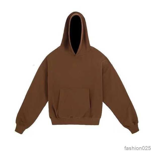 Diseñador Kanyes Classic Wests Sudadera con capucha de lujo Doble capa Espesada Color sólido Hombres y mujeres Pareja Yzys Suéter de gran tamaño con capucha 2ZBTE