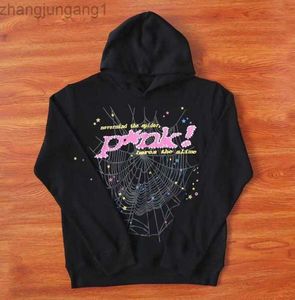 Designer Style Spider 555555 Hoodie Jas Spi5er 555 Roze Fashion Streetwear Gedrukt Heren en Dames Paars Sweater Hoody Trend 23SSA