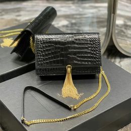 Bolsos de cadena de cuero de diseñador bolsos de hombro de moda bolsos para mujeres