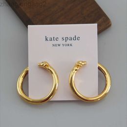 Diseñador Kate Spad Joyería Joyería Zodíaco Mascota Perro Textura Anillo de cobre Pendientes Pendientes