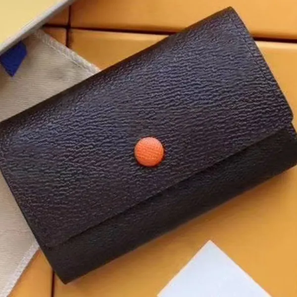 Titular de la clave de diseñador Cartera de mujer Moda Senior Monedero Clásico Generoso Tiene Textura Llavero Hombres Llavero Titulares Carteras con caja