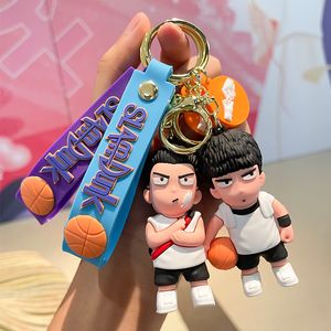 Designer sleutelhanger anime Slam Dunk master sleutelhangers Creatieve cartoon autosleutelhanger ringen hanger tas hanger pop machine klein geschenk