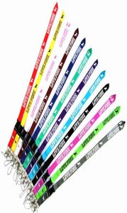 Designer Keychain Cartoon Love Lanyard Pink voor belangrijke telefoon Lanyard Neck Riem Keychains Rainbow Lanyards ID Badge Holder voor verpleegkundige 8088902