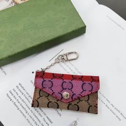 Porte-clés de styliste en tissu, porte-monnaie zéro, style classique, mode vintage, cadeau, fabrication exquise, 986