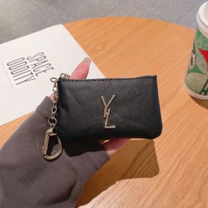 y portefeuille de luxe de luxe Keychain Logo y marque de petits clés de clés de haute qualité en cuir authentique en cuir masculin