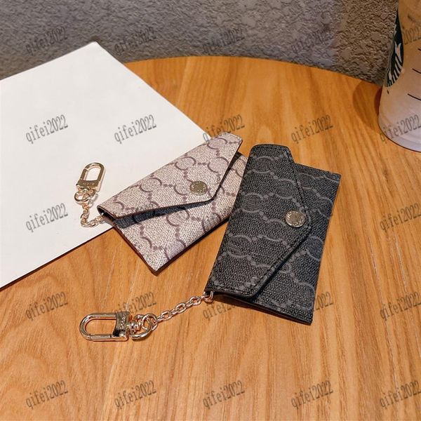 Keychain de diseñador Material de cuero de estilo clásico Hardware de alta calidad para hombres y mujeres Bolsa de teclas de teclas muy bien N246K