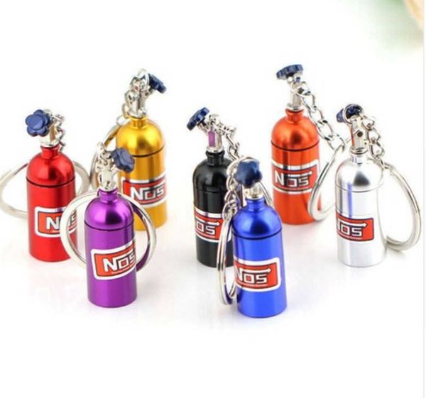 Porte-clés design NOS Turbo bouteille d'azote porte-clés en métal porte-anneau voiture porte-clés pendentif bijoux pour femmes hommes Unique