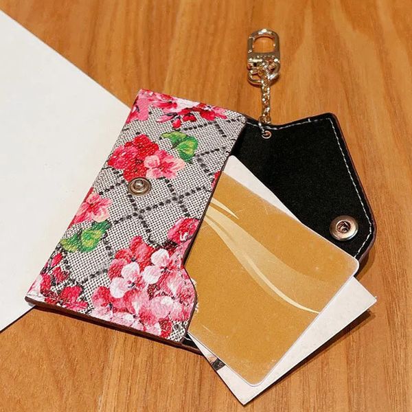 Designer porte-clés portefeuille porte-clés porte-clés pochette luxe porte-clés porte-carte de crédit casque rouge à lèvres sac pièce sac pendentif mode enveloppe charme accessoires