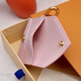 Llaveros de diseñador Mini Zippy Wallet Monedero Bolsa Colgante Charm Girls Cars Llaveros Cadenas Titular Moda Mujer Key Ring2080