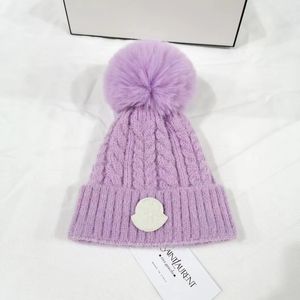 Diseñador Kid Gorro de punto Niños Niñas Gorros lindos Gorros cálidos para niños Pom Pom Invierno Niños Beanie Braid Cashmere