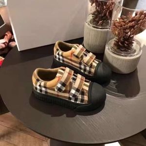 Designer Kid Run Chaussure Plaid Bébé Fille Tennis Formateurs École Gym Baskets Garçon Noir En Cuir Football Adolescent Enfants