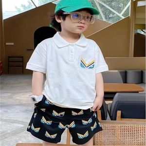 Designer Kids Baby Kleding Set Jongens Meisjes Korte Mouwen T-shirt Shorts Tweedelige Pak Outfit Zomer Kinderkleding