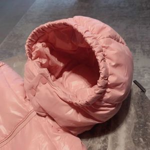 Designer Kids Baby Solid Color Down Hooded Jackets For Baby Child Winter Kleding Mooie roze jongens en meisjesoverjasontwerper Babykleding