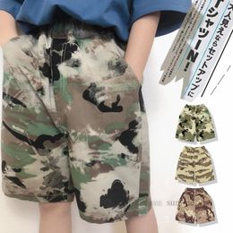 Designer enfants vêtements de plage shorts enfants camouflage demi-pantalon court 2023 été garçons looes vêtements décontractés Z1396