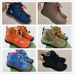 Designer Enfants Bottes Enfants Chaussures Casual Boot Mode Enfants En Plein Air Hiver Neige Chaussures Pour Garçons Filles Avec Boîte Euro26-37