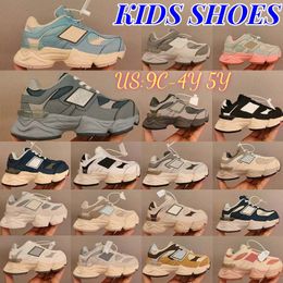 Designer Kids Ademboere sneakers 9060 Girls schoenen jongens jeugd casual trainers modieuze atletische sneaker peuters blauw nevel regen wolk kersen blosso g2Kr#