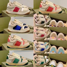 Diseñador niños niños Niños Niños zapatillas de cuero sucio