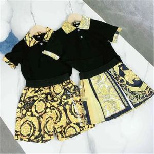 Designer Kinderkleding Sets Zomer Meisjes T-shirt Rok Mode Jongens Polo Shirt Shorts 2 Stuks Pak Kinderkleding Outfit