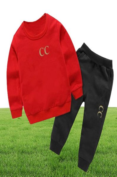 Designer Kids Clothing sets Baby Boy Sweat à capuche Twopiece Cost Automne Girl Suits enfant Sweat-shirt Sweatpants Hooded 3 Styles Taille 901388372