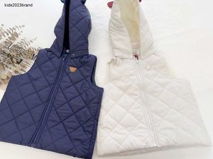 designer enfants coton gilet conception de modèle de diamant bébé Outwear Taille 100-160 CM veste à capuche sans manches de haute qualité July11