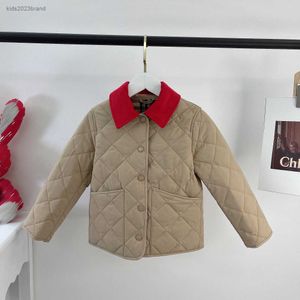 Designer Kids Rapel Coats Child Cotton Jacket Winter Warm Kleding Maat 120-160 cm Fashion Baby Baby Outderwar Aug099