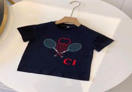 Designer enfants Lettres logo Tshirt 7 couleurs design Tops enfants filles garçons vêtements coton t-shirts taille 901603191405
