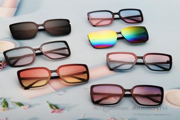 Designer enfants métaux lettre applique lunettes de soleil filles cadre carré lunettes garçons crème solaire 2022 enfants d'été UV 400 parasols Q469473456