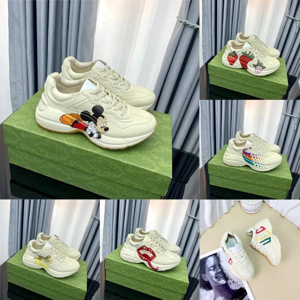 Diseñador zapatos para niños zapatos casuales vintage niña de zapatilla de deporte de la moda 【code ：L】 Gucci kids shoes GG