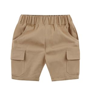 Designer Kids Zomer Shorts Mode Meisjes Jongens Dubbele Pocket Solid Korte Broek Cool Ademend Geruit Beach Casual Kleding S2081