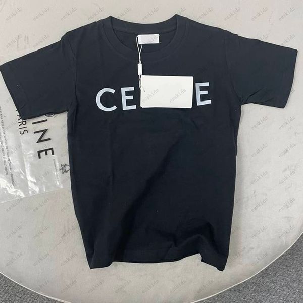 Designer Enfants T-shirts Garçon Fille Vêtements Marque T-shirts Pour Enfant De Luxe Chemise D'été Designer Enfants T-shirts Cel Bébé Vêtements Enfants Coton T-shirts CXD2403201-6