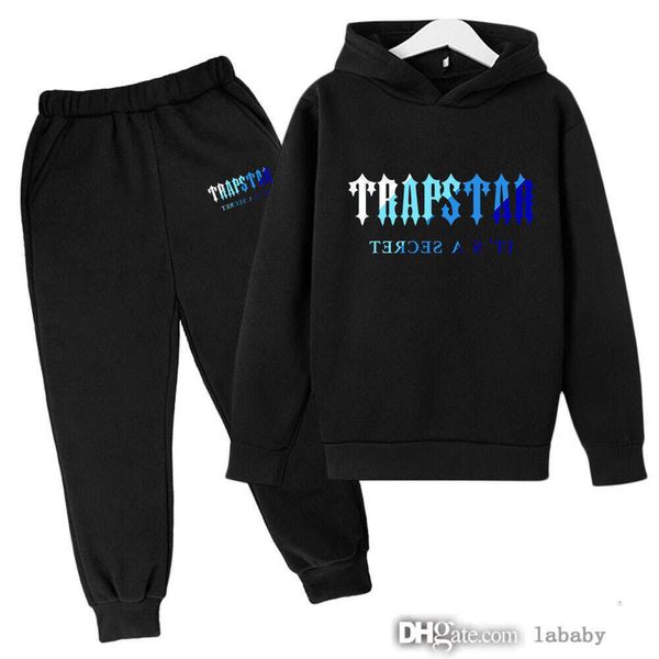 Designer Kids Tracksuit Conjuntos de Roupas de Bebê Roupas de Criança Manga Longa Fleece Com Capuz Hoodies e Sweatpants Conjunto de Duas Peças Meninos Meninas Juventude Crianças Jogging Suit