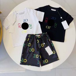 Designer Kids T -shirts Shorts Sets Tiger Brand Baby Toddler Boys Girls Clothing Set Des Summer White Black Luxury Tracksuit Youth 05ek#