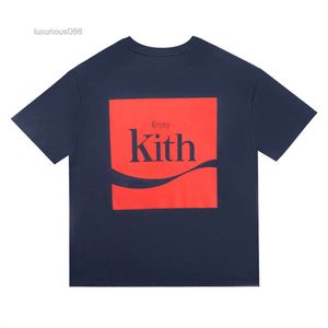 Designer Kith T-shirts pour hommes The Yorker Skyline Kiosque à journaux Lapin Papier Découpé Imprimé Col Rond Lâche Casual Coton Tee T-shirt