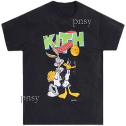 Diseñador Kith Camiseta de manga corta Marca Rap Clásico Hip Hop Cantante masculino Wrld Tokyo Shibuya Retro Street Fashion Marca Kith Camiseta 842