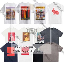 Ontwerper Kith T -shirt Korte mouw Luxe Major Brand Rap Classic Hip Hop mannelijke zanger Kith Wrld Tokyo Shibuya Retro Street Fashion Brand Kith Shirt 758