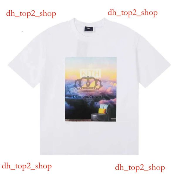 Designer Kith T-shirt à manches courtes à manches courtes de luxe Major Brand Rap Rap classique Hip Hop Singer Wrld Tokyo Shibuya Retro Street Fashion Brand T-shirt 1157 2894