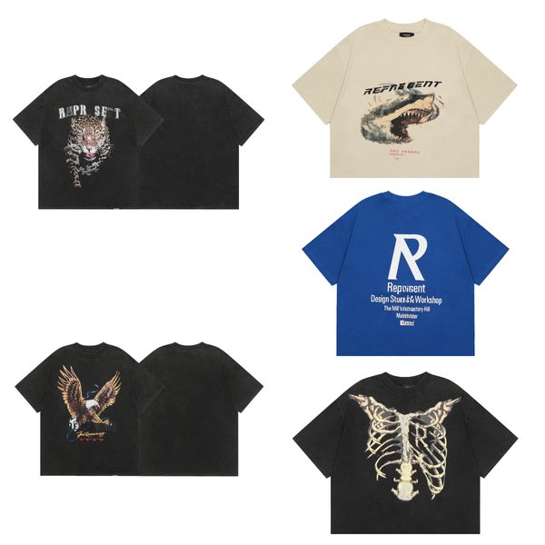 Designer Kith T-shirt à manches courtes Luxury Major Route Brand Rap Rap Classic Tees Hip Hop Chanteuse masculine T-shirt Tokyo Shibuya Retro Biology Street Fashion Social Brand T-shirt